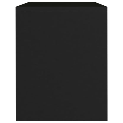 Bedside tables 2 pcs 40x30x40 cm wood derivatives black