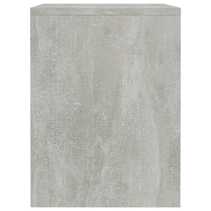 Bedside table 40x30x40cm made of wood, cement grey