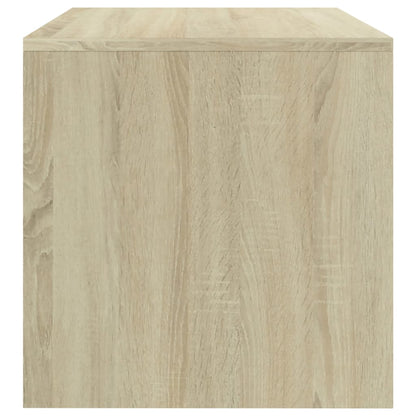 Bedside tables 2 pcs 40x30x30 cm plywood carv. sonoma