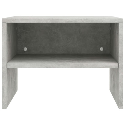 Bedside tables 2 pcs 40x30x30 cm grey plywood