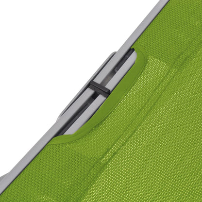 Folding sun loungers 2 pcs textilene green