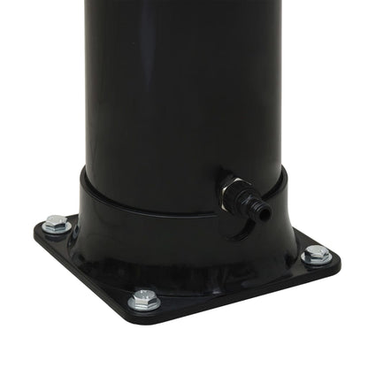 Solar shower 214 cm 20 L black