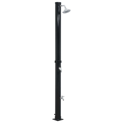 Solar shower 220 cm 20 L black