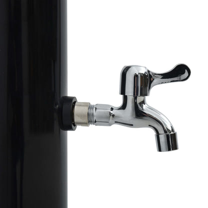 Solar shower 220 cm 20 L black