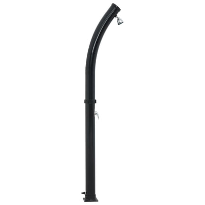 Solar shower 214 cm 20 L black