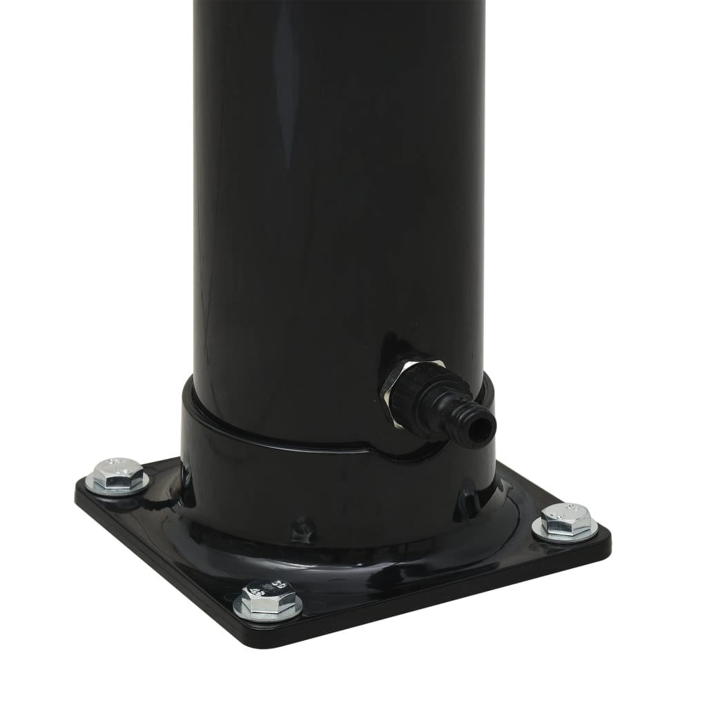 Solar shower 214 cm 20 L black