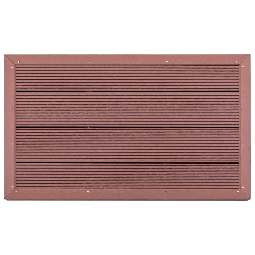 Solar shower platform 101x63x5.5 cm WPC brown