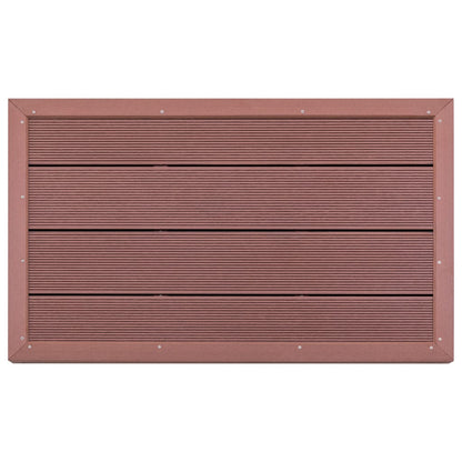 Solar shower platform 101x63x5.5 cm WPC brown
