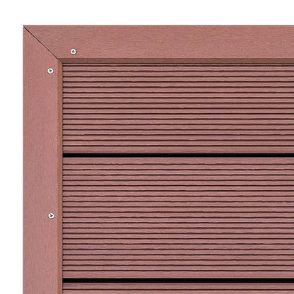 Solar shower platform 101x63x5.5 cm WPC brown