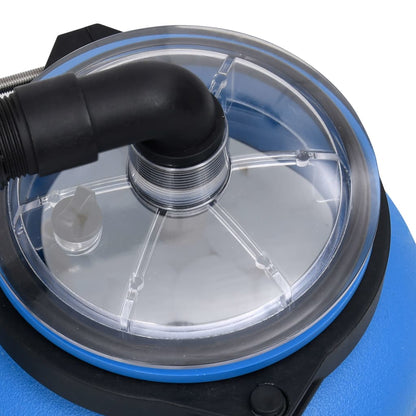 Swimming pool filter pump 4 m³/h black and blue
