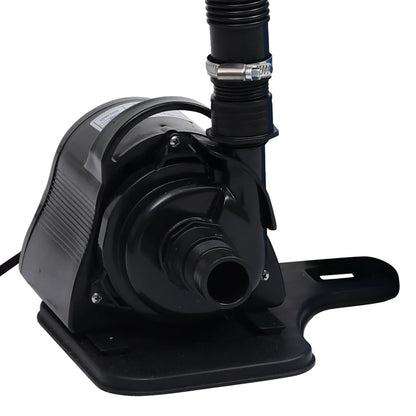 Swimming pool filter pump 4 m³/h black and blue