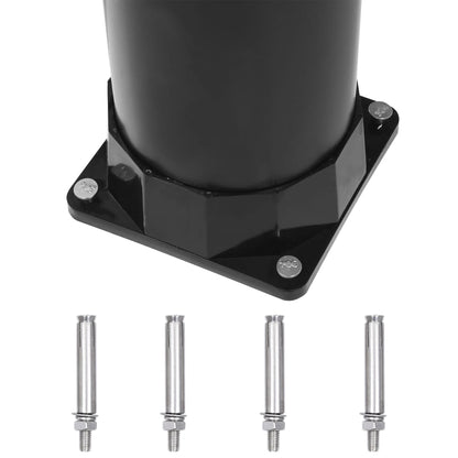 Solar garden shower 215 cm 8 L black