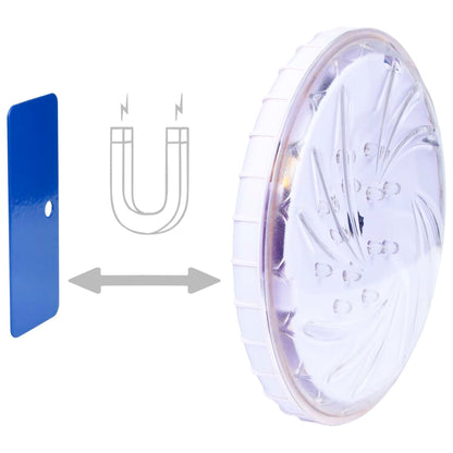 Submersible/floating LED pool light with remote control, multicolor