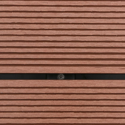 Chuveiro para exterior com base WPC aço inoxidável