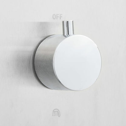 Chuveiro para exterior com base WPC aço inoxidável