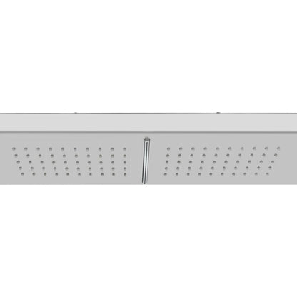 Chuveiro para exterior com base WPC aço inoxidável