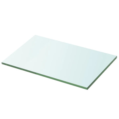 Shelves 2 pcs 30x15 cm clear glass