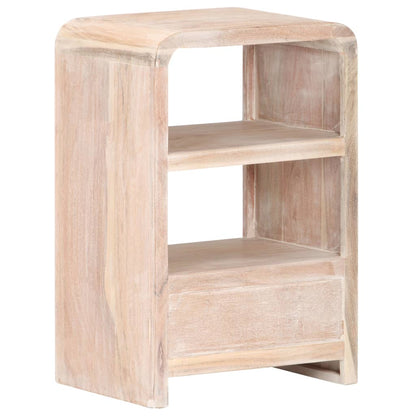 Mesa de cabeceira 40x30x60 cm madeira de acácia maciça