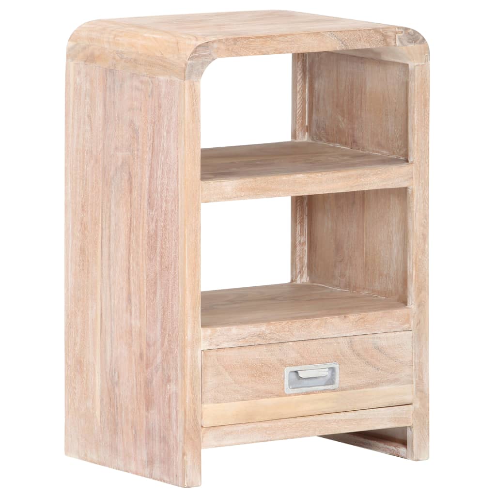 Mesa de cabeceira 40x30x60 cm madeira de acácia maciça