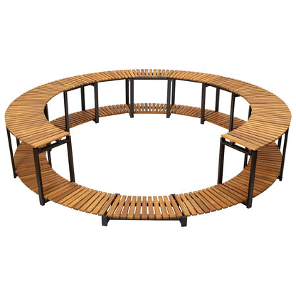 Spa surround 273x53 cm solid acacia wood