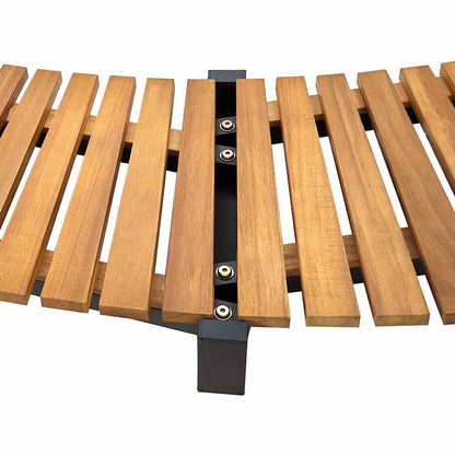 Spa surround 273x53 cm solid acacia wood