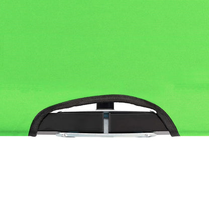 Espreguiçadeira/cama dobrável para 2 pessoas aço verde
