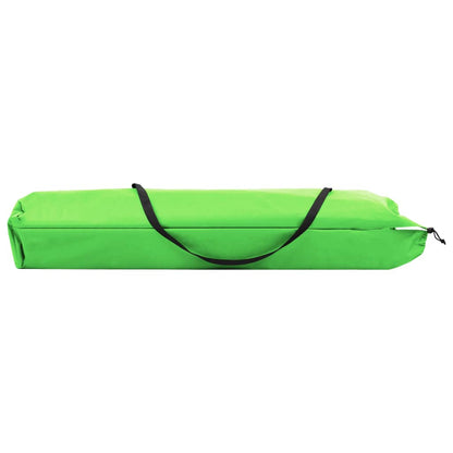 Espreguiçadeira/cama dobrável para 2 pessoas aço verde