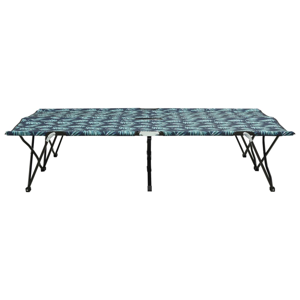 Espreguiçadeira/cama dobrável p/ 2 pessoas aço estampagem folha