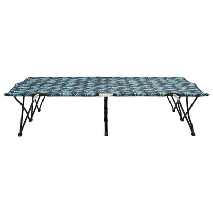 Espreguiçadeira/cama dobrável p/ 2 pessoas aço estampagem folha