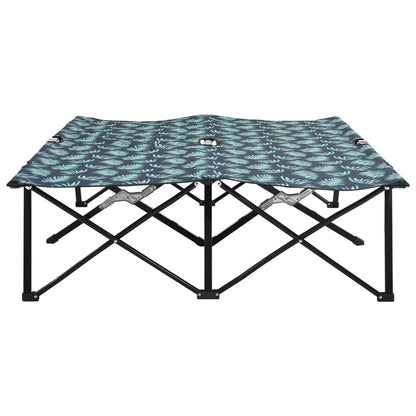 Espreguiçadeira/cama dobrável p/ 2 pessoas aço estampagem folha