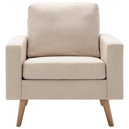 2 pcs conjunto de sofás tecido cor creme