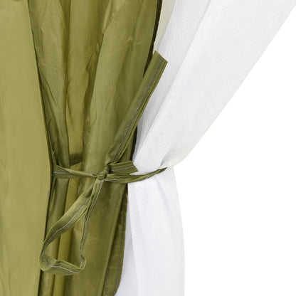 Pool tent 660x580x250 cm green fabric