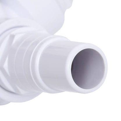 3-Way Ball Valve for Swimming Pool White and Black