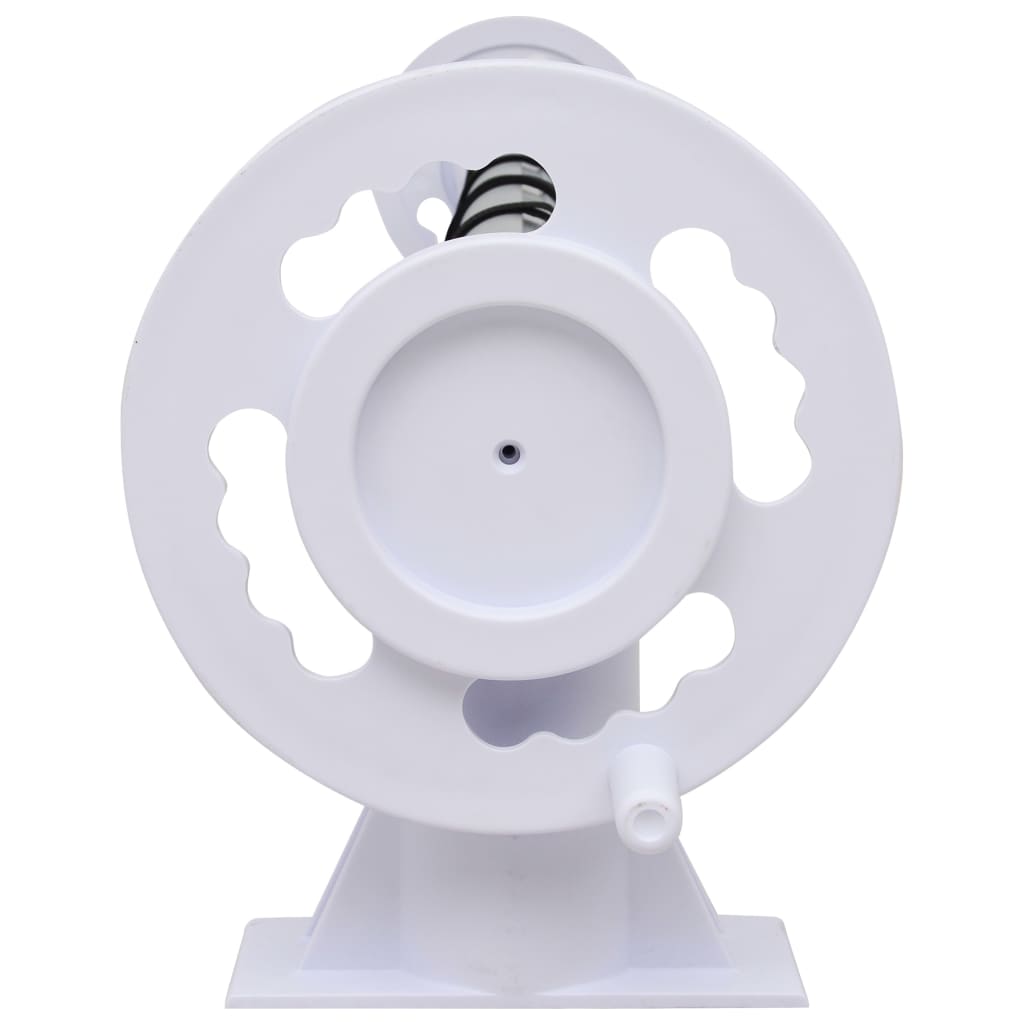Pool cover roller with plastic base