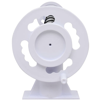 Pool cover roller with plastic base
