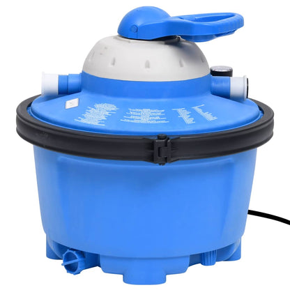Sand filter pump 385x620x432 mm 200 W 25 L blue and black