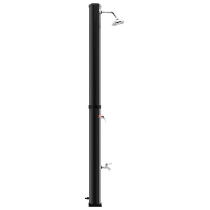 Chuveiro solar de exterior c/ cabeça e torneira 35 L