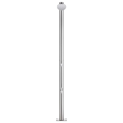 Chuveiro de jardim 215 cm aço inoxidável