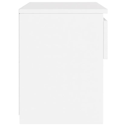 Bedside tables 2 pcs 40x30x39 cm wood derivatives white
