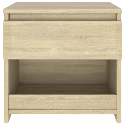 Bedside table 40x30x39 cm plywood Sonoma oak