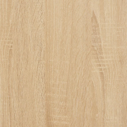 Bedside table with metal legs 40x35x69cm Sonoma oak