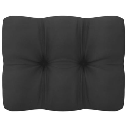 10 pcs conjunto longue jardim c/ almofadões pinho maciço preto