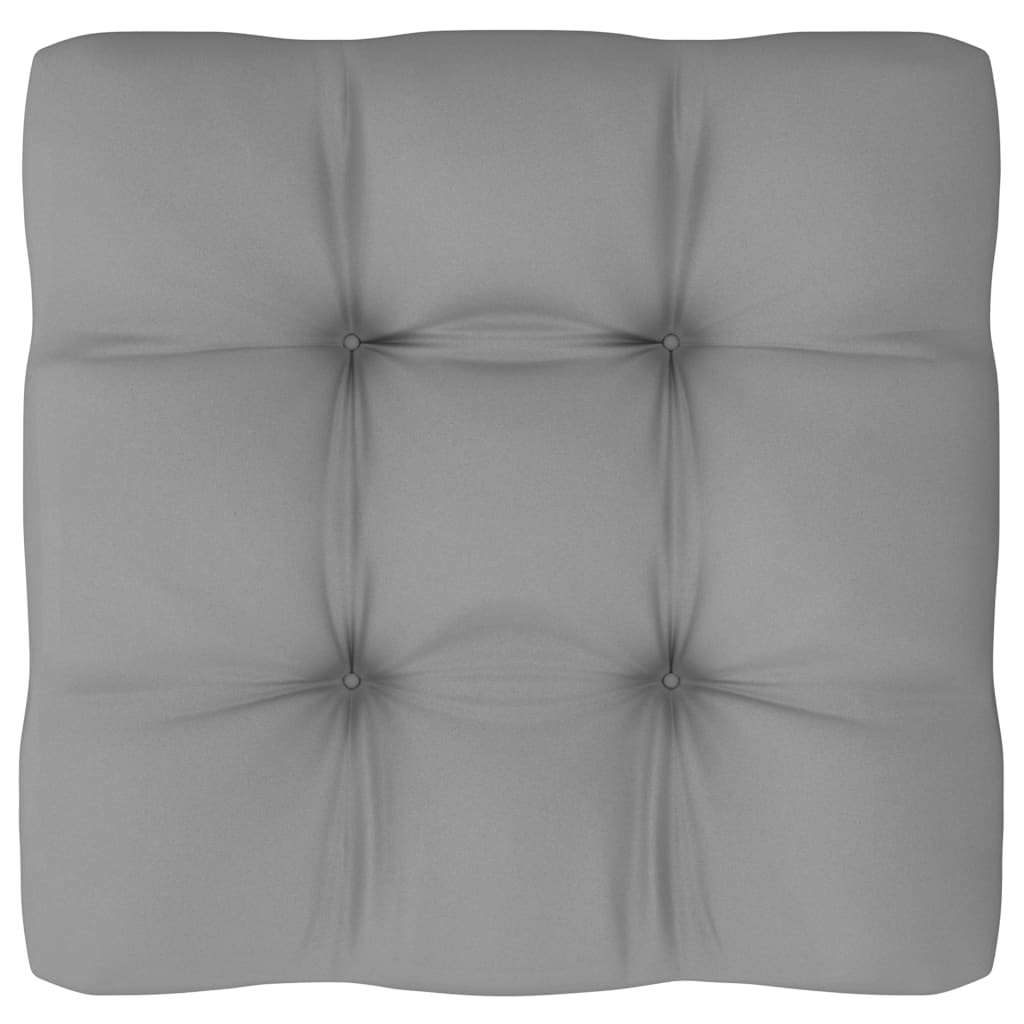 10 pcs conjunto lounge de jardim c/ almofadões pinho maciço