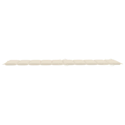 Sun loungers with cushions 2 pcs solid acacia wood