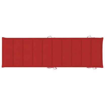 Espreguiçadeiras com almofadões 2 pcs madeira de acácia maciça