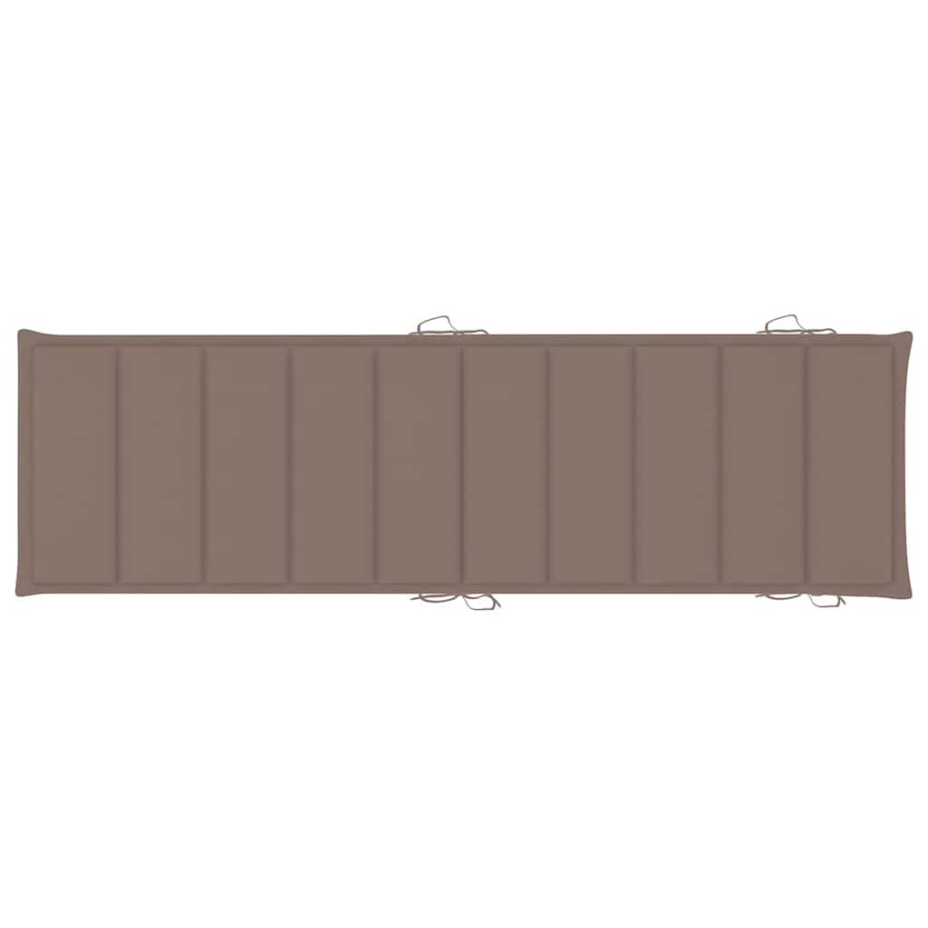 Espreguiçadeiras com almofadões 2 pcs madeira de acácia maciça