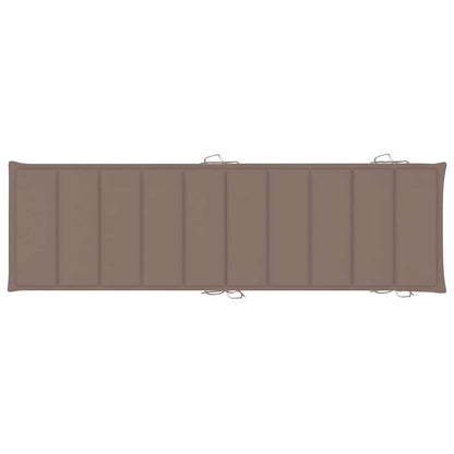 Espreguiçadeiras com almofadões 2 pcs madeira de acácia maciça