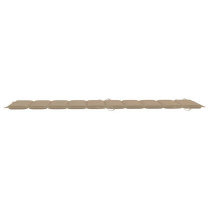 Espreguiçadeiras com mesa e almofadões 2 pcs acácia maciça