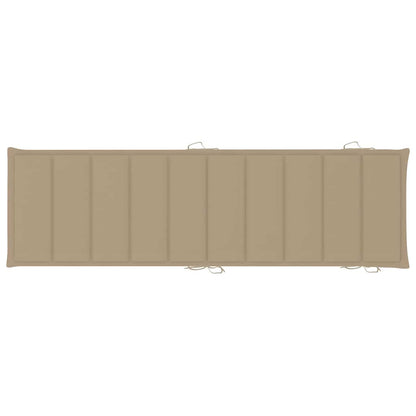 Espreguiçadeiras com mesa e almofadões 2 pcs acácia maciça