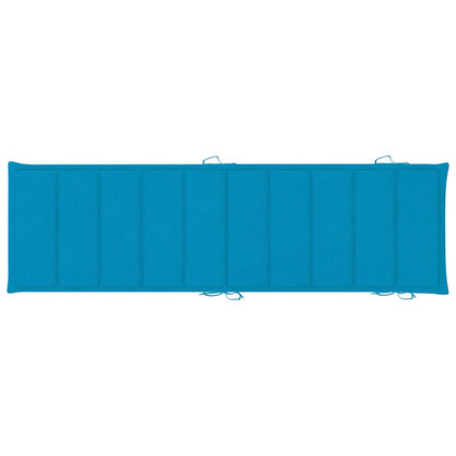 Espreguiçadeiras com mesa e almofadões 2 pcs acácia maciça